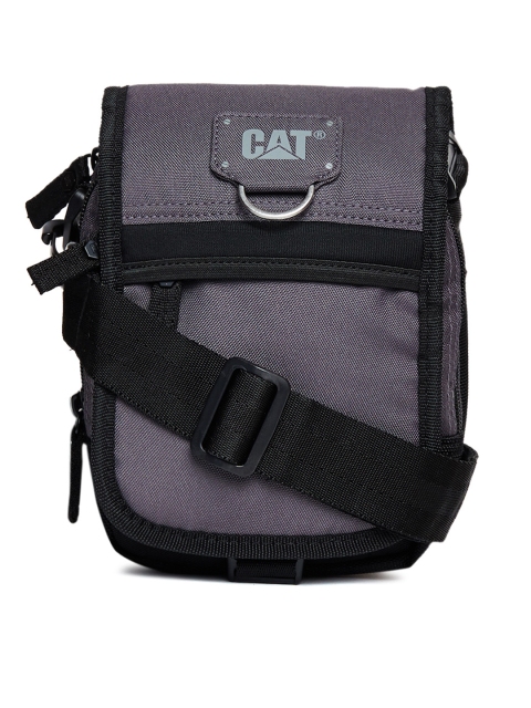 

CAT Unisex Ronald Grey Messenger Water Resistant Bag