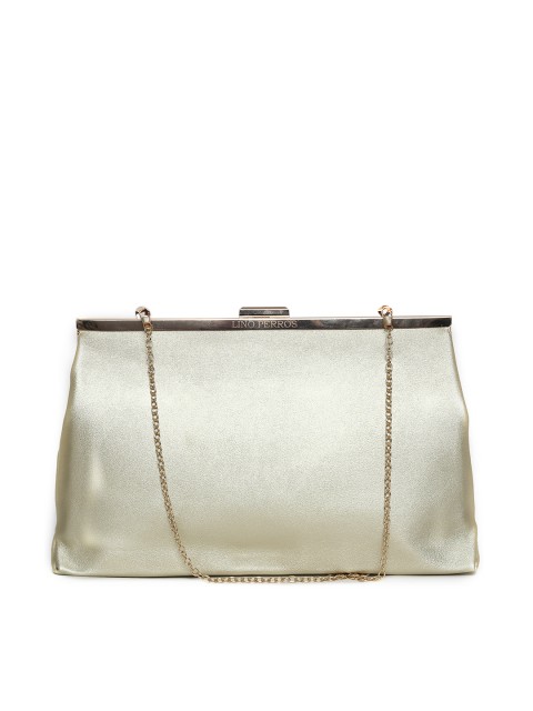 

Lino Perros Gold-Toned Clutch with Chain Strap