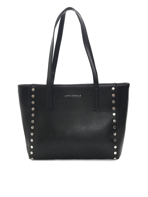 

Lino Perros Black Solid Shoulder Bag