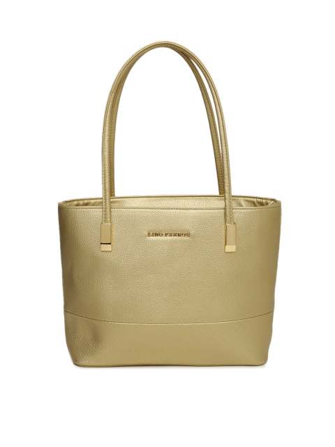 

Lino Perros Gold-Toned Solid Shoulder Bag