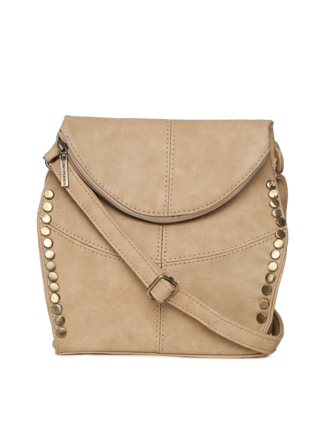 

Lino Perros Beige Solid Sling Bag