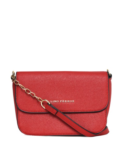 

Lino Perros Red Solid Sling Bag