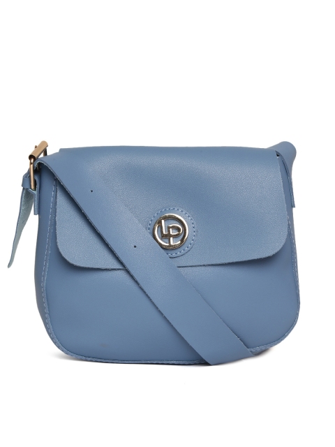 

Lino Perros Blue Solid Sling Bag