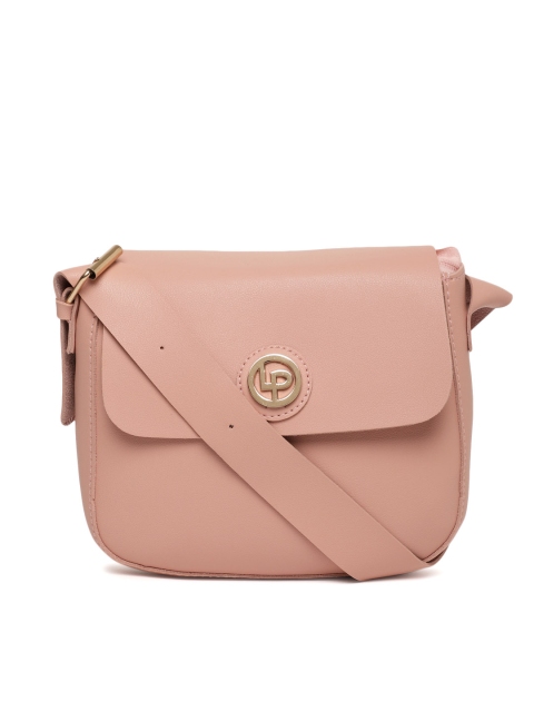 

Lino Perros Dusty Pink Solid Sling Bag