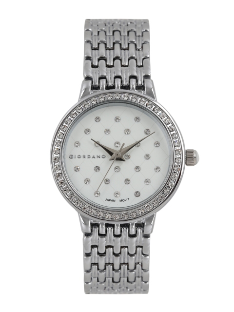 

GIORDANO Women White Analogue Watch F0001-03