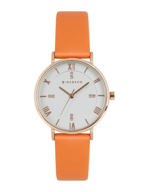 

GIORDANO Women White Analogue Watch A2065-02