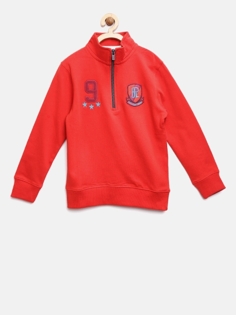 

Pepe Jeans Boys Red Solid Sweatshirt