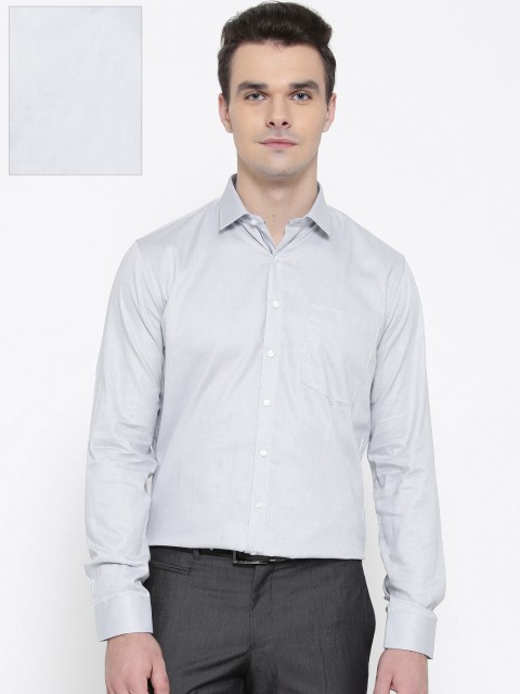 

Van Heusen Men Blue Slim Fit Self Design Formal Shirt