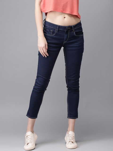 

Moda Rapido Women Blue Skinny Fit Mid-Rise Clean Look Stretchable Jeans