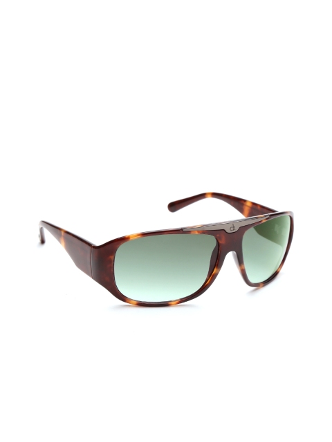

Calvin Klein Women Rectangle Sunglasses 3063 004 S, Green