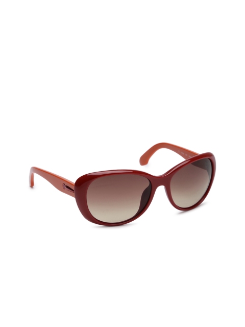 

Calvin Klein Women Butterfly Sunglasses 3130 046 S, Brown