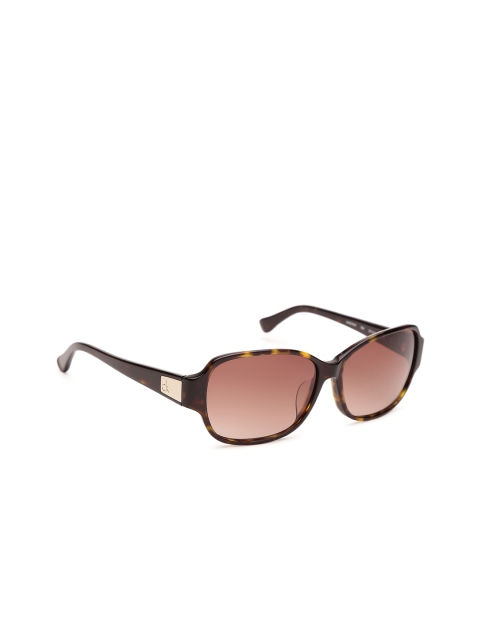 

Calvin Klein Women Rectangle Sunglasses 4234A 004 57, Brown