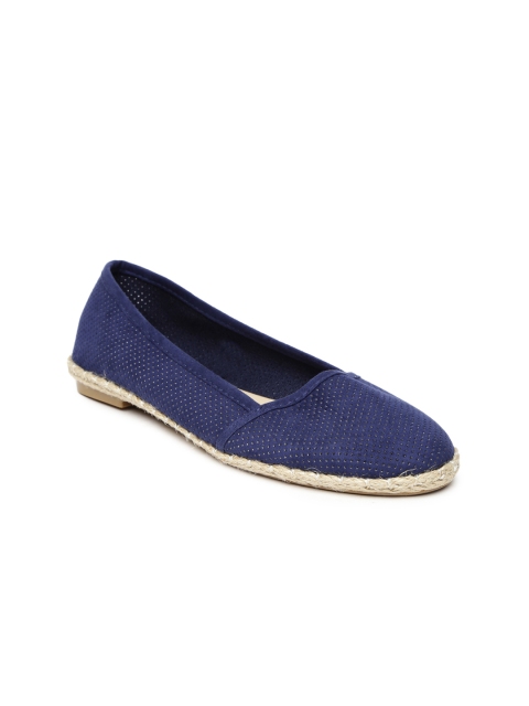 

People Women Blue Perforated Espadrilles