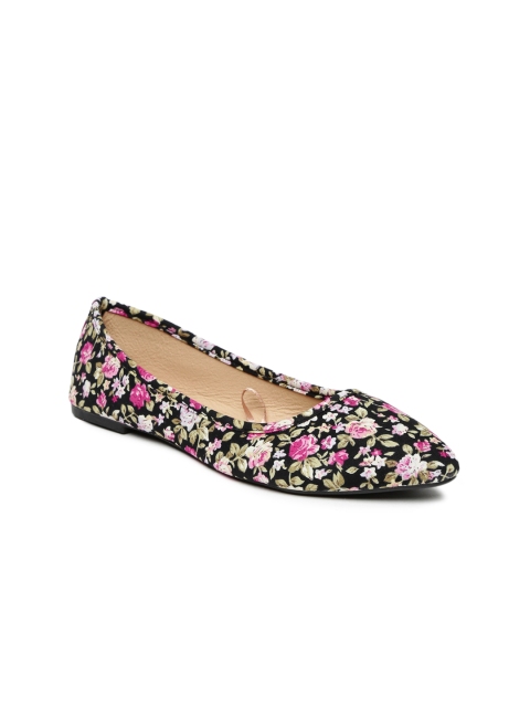 

People Women Multicoloured Printed Synthetic Ballerinas, Multi