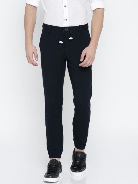 

Solly Sport Men Navy Blue Smart Regular Fit Solid Joggers