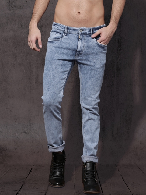 

Roadster Men Blue Skinny Fit Mid-Rise Clean Look Stretchable Jeans