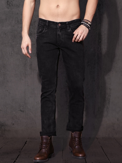 

Roadster Men Black Skinny Fit Mid-Rise Clean Look Stretchable Jeans