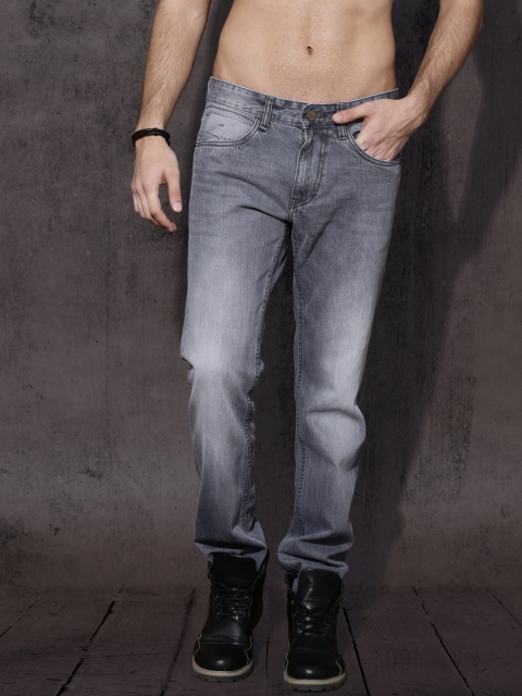 

Roadster Men Grey Slim Fit Mid-Rise Clean Look Stretchable Jeans
