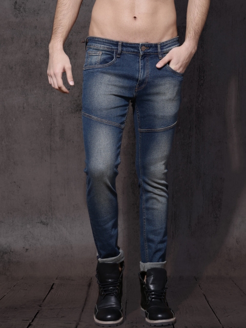 

Roadster Men Blue Skinny Fit Mid-Rise Clean Look Stretchable Jeans