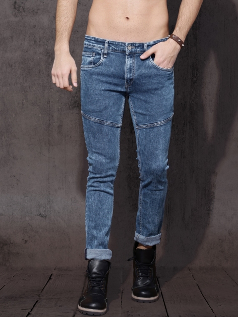 

Roadster Men Blue Skinny Fit Mid-Rise Clean Look Jeans