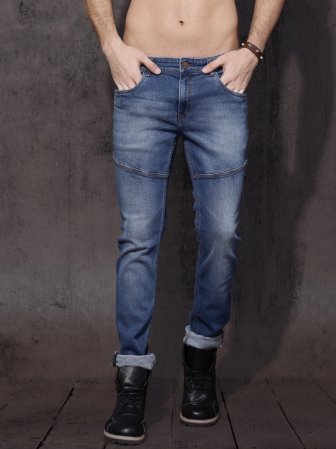 

Roadster Men Blue Skinny Fit Mid-Rise Clean Look Stretchable Jeans