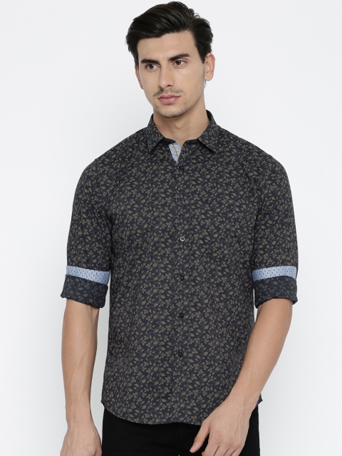 

Allen Solly Men Blue Sport Regular Fit Printed Casual Shirt