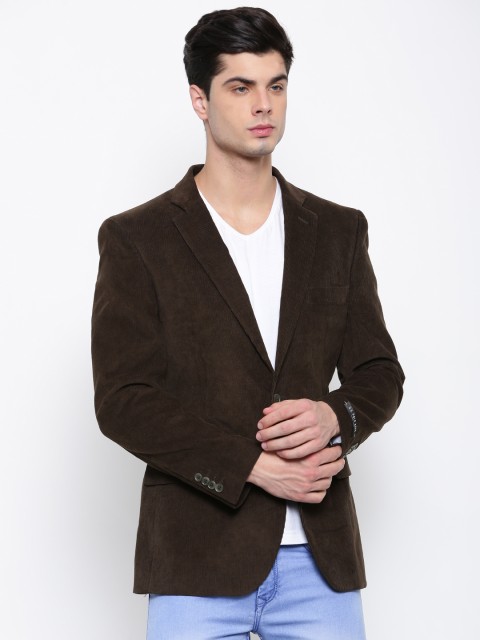 

U.S. Polo Assn. Olive Green Regular Fit Single-Breasted Blazer
