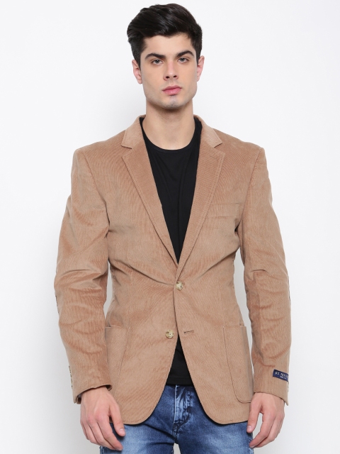 

U.S. Polo Assn. Beige Regular Fit Single-Breasted Blazer