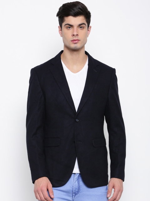 

U.S. Polo Assn. Navy Single-Breasted Smart Casual Blazer, Navy blue