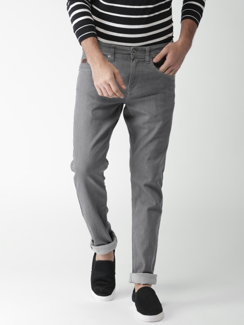 

Celio Men Grey Slim Fit Mid-Rise Clean Look Stretchable Jeans