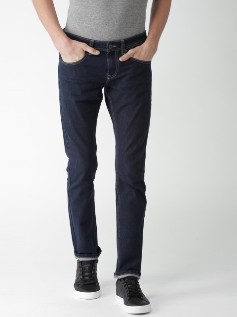Celio Men Navy Blue Slim Fit Mid-Rise Clean Look Stretchable Jeans available at myntra for Rs.1374