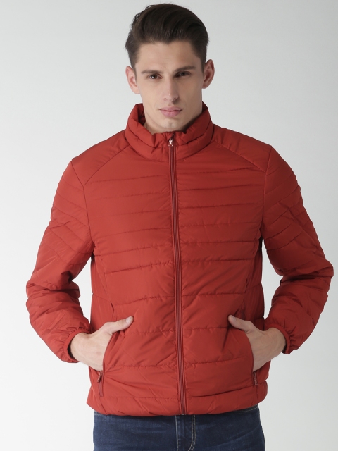 

Celio Men Red Solid Water Resistant Padded Jacket