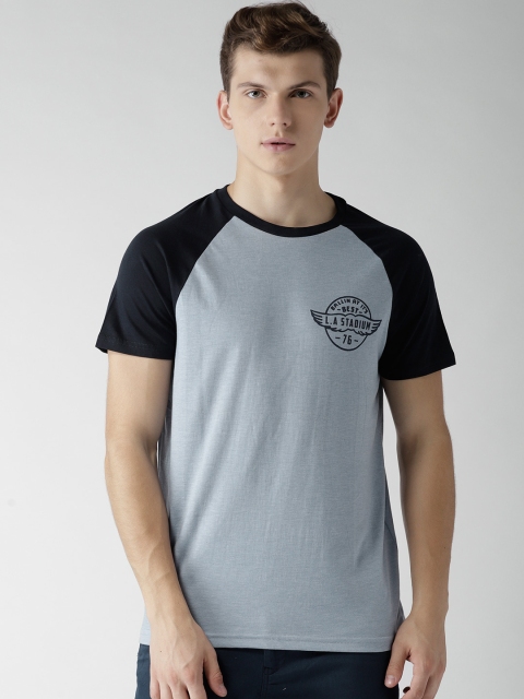 

Celio Men Blue Solid Round Neck T-shirt