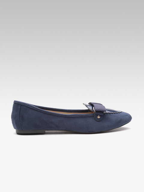 

DOROTHY PERKINS Women Navy Blue Solid Ballerinas