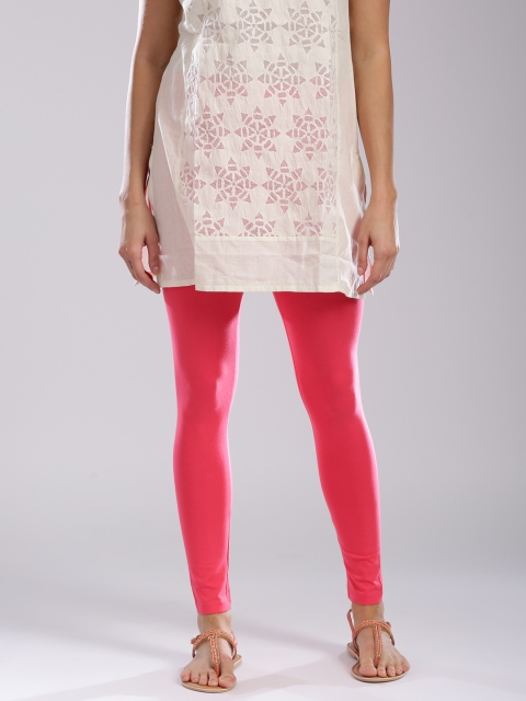 

W Pink Churidar Leggings