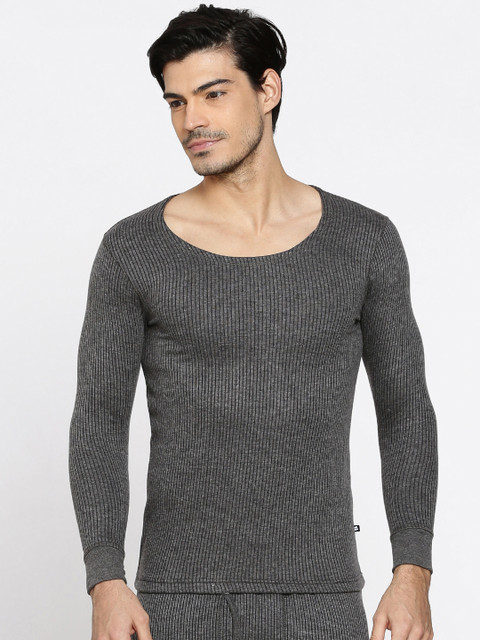 

Hanes Grey Thermal T-Shirt