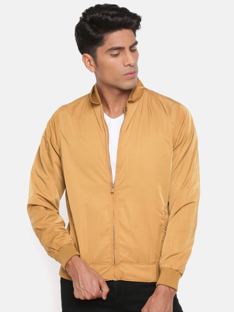 

Pepe Jeans Men Mustard Yellow Solid Bomber