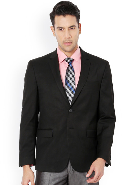 

Van Heusen Black Single-Breasted Slim Fit Formal Blazer