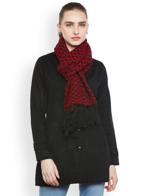 

Cayman Red & Black Woollen Stole
