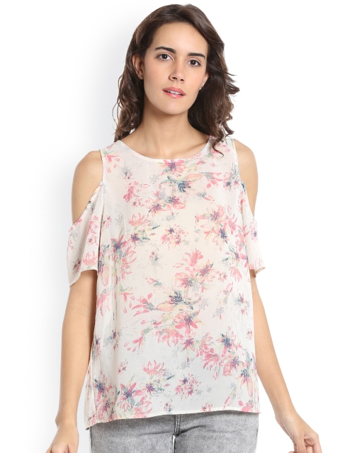 

Vero Moda Women White Printed Top