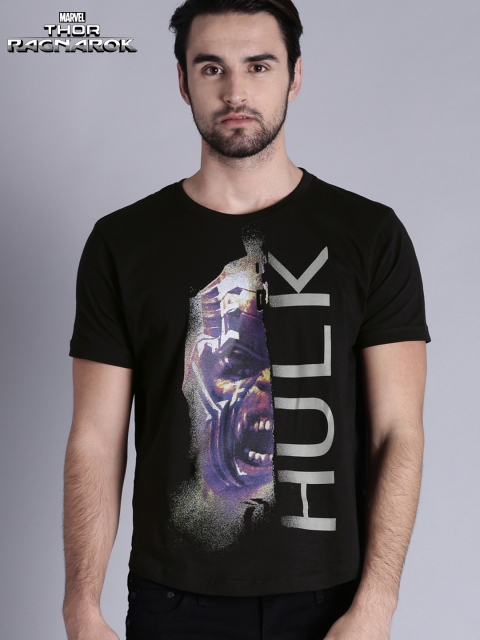 

Kook N Keech Marvel Thor Ragnarok Men Black Printed Round Neck T-Shirt
