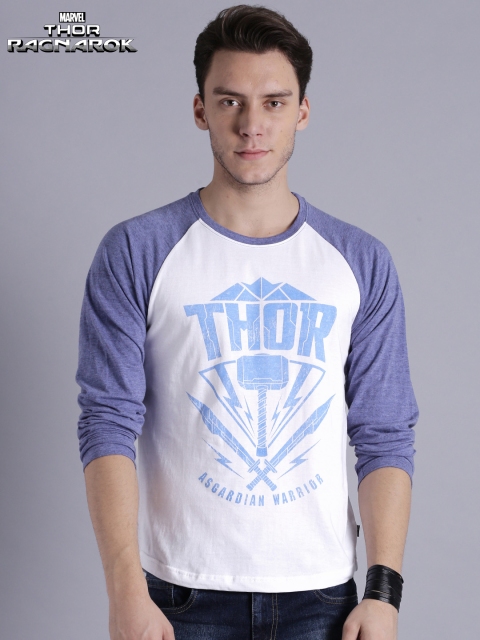 

Kook N Keech Marvel Thor Ragnarok Men White Printed Round Neck T-shirt