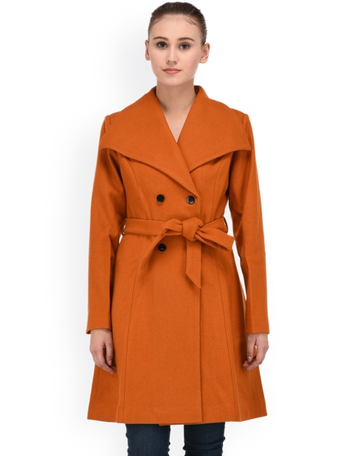 

Owncraft Rust Orange Longline Overcoat