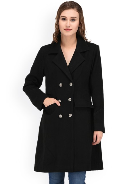 

Owncraft Black Longline Pea Coat