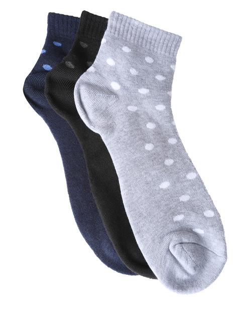 

Alvaro Castagnino Men Pack of 3 Ankle-Length Socks, Grey
