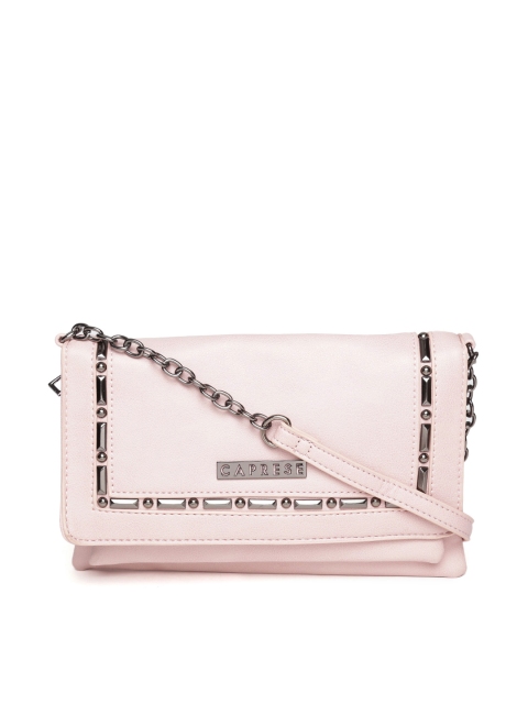 

Caprese Pink Solid Sling Bag