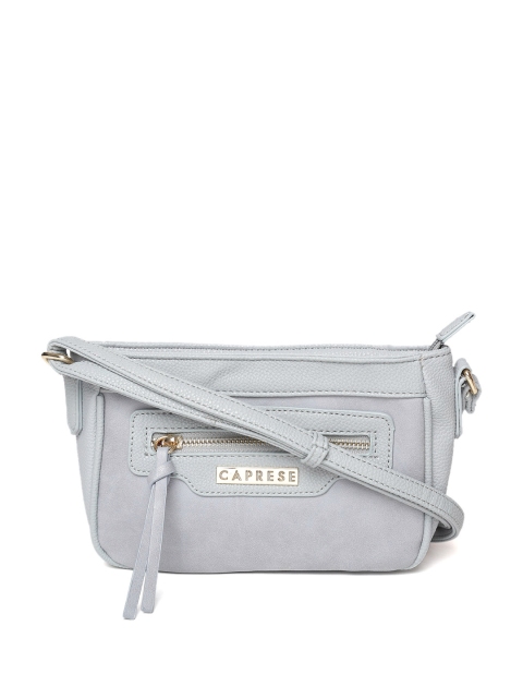 

Caprese Grey Solid Sling Bag