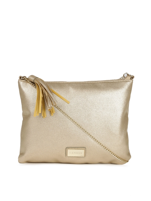 

Caprese Gold-Toned Solid Sling Bag