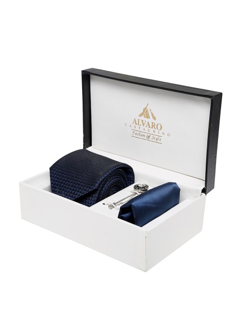 

Alvaro Castagnino Men Navy Blue Accessory Gift Set