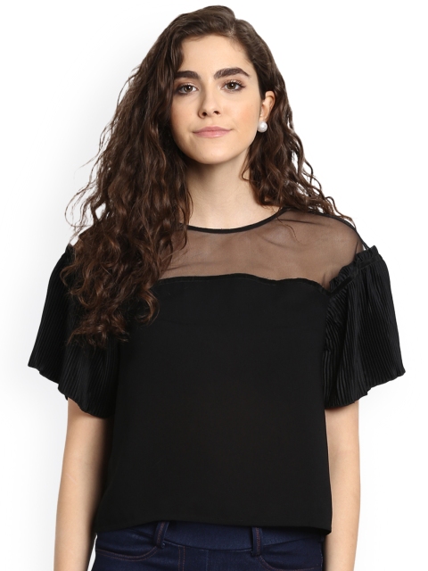 

Kazo Women Black Solid Top